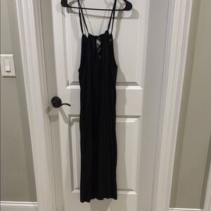 NWT Gap Elegant Black Maxi Dress Size Small